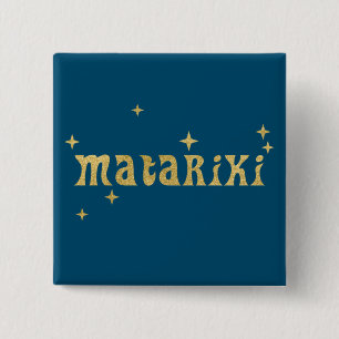 Neuseeland Maori - Matariki Stars 1 Button