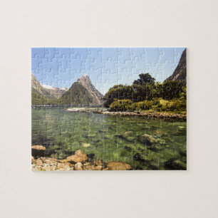Neuseeland, Mitre Peak, & Bowen River Einfahrt Puzzle