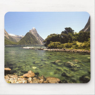 Neuseeland, Mitre Peak, & Bowen River mündend Mousepad