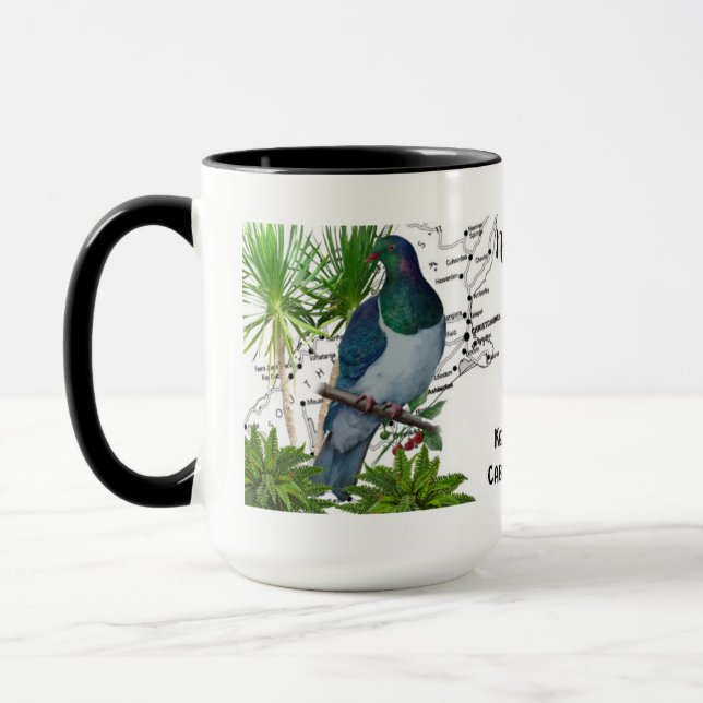 Neuseeland Native Bird Coffee Tasse (Links)