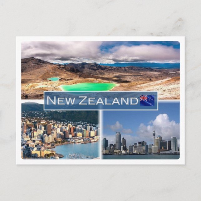 Neuseeland - Neuseeland Postkarte (Vorderseite)
