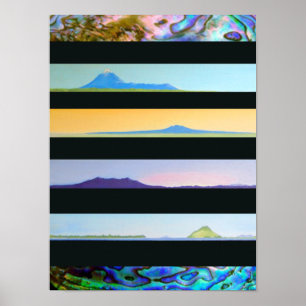 NEUSEELAND NORDINSELLANDSCHAFTEN POSTER