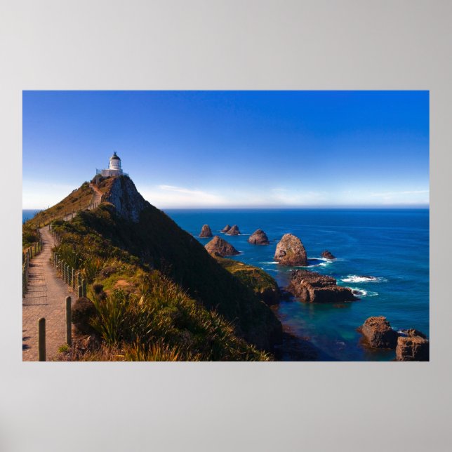 Neuseeland: Nugget Point Poster (Vorne)