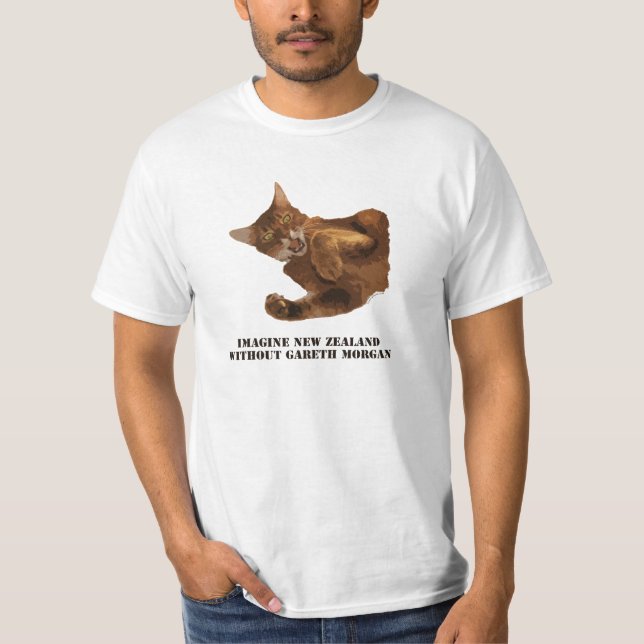 Neuseeland ohne Gareth Morgan T - Shirt (Vorderseite)