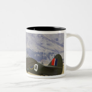 Neuseeland, Otago, Wanaka, Warbirds Over 5 Zweifarbige Tasse
