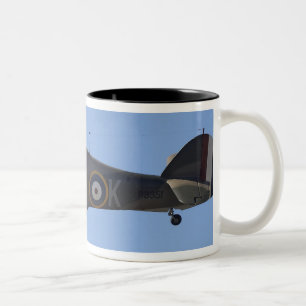 Neuseeland, Otago, Wanaka, Warbirds Over 8 Zweifarbige Tasse