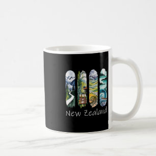 Neuseeland-Pinselstrich Kiwi-Urlaubs-Souvenir Neu Kaffeetasse