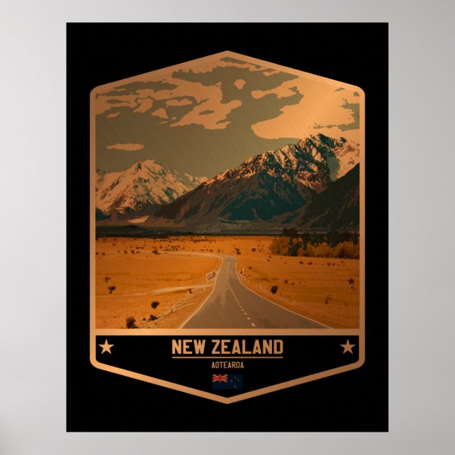 Neuseeland Poster (Vorne)
