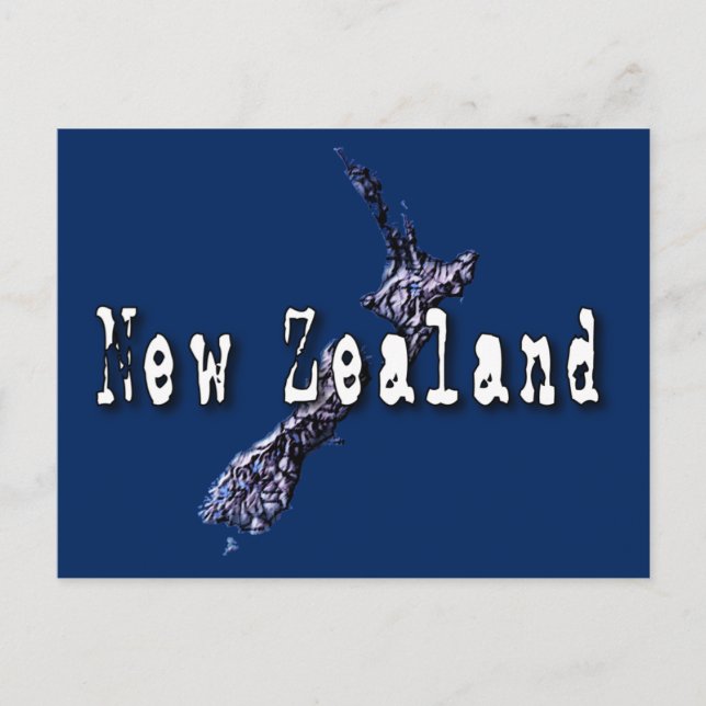 Neuseeland Postkarte (Vorderseite)