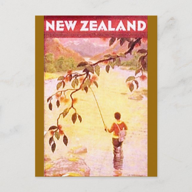 Neuseeland Postkarte (Vorderseite)