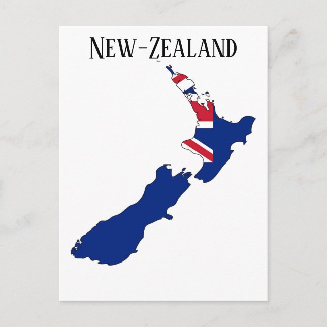 Neuseeland Postkarte (Vorderseite)