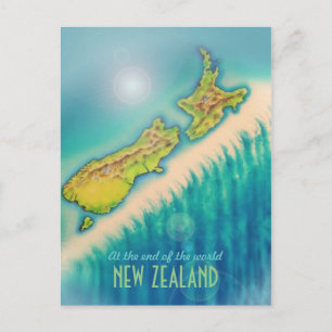 Neuseeland-Postkarte Postkarte