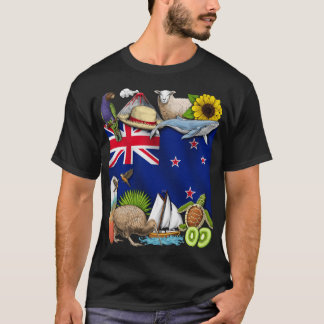 Neuseeland Pride lustig T-Shirt