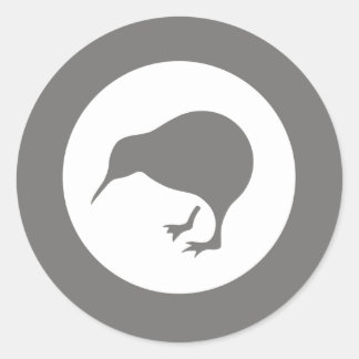 Neuseeland RAF Kiwi Roundel gedämpft Runder Aufkleber