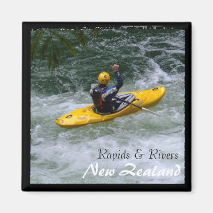 Neuseeland, Rapids & Rivers Adrenaline (Magnet) Magnet