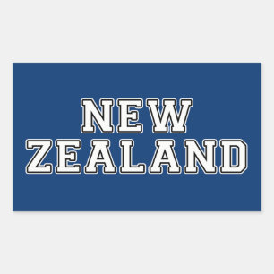 Neuseeland Rechteckiger Aufkleber