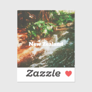 Neuseeland Reise Druck Aufkleber