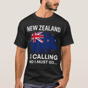 Neuseeland ruft an und ich muss in Kiwi-Städte geh T-Shirt