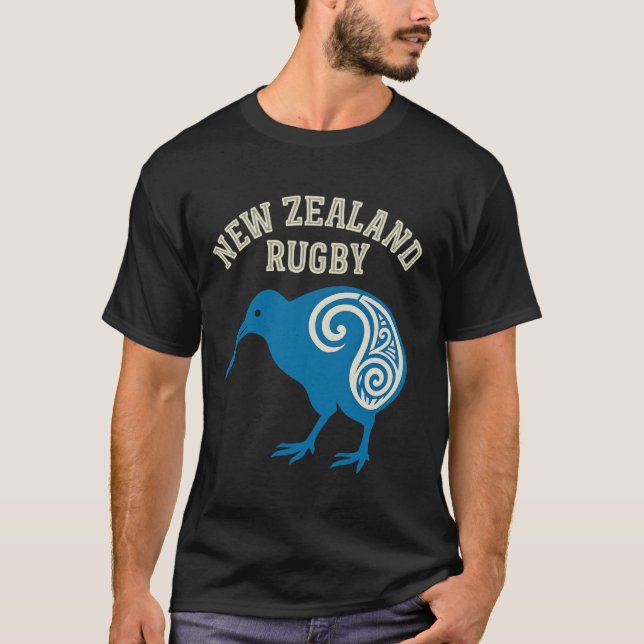 Neuseeland Rugby Kiwi T-Shirt (Vorderseite)