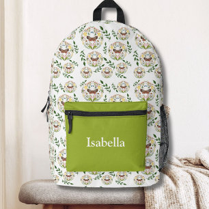 Neuseeland-Schmetterling-Botanik-Design Bedruckter Rucksack