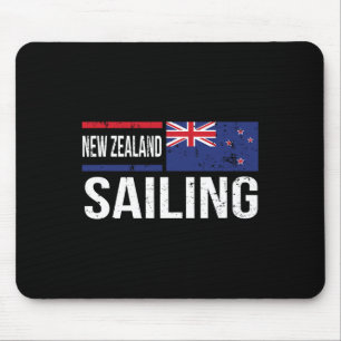 Neuseeland Segelflagge Segler Bootfahren Match Tee Mousepad