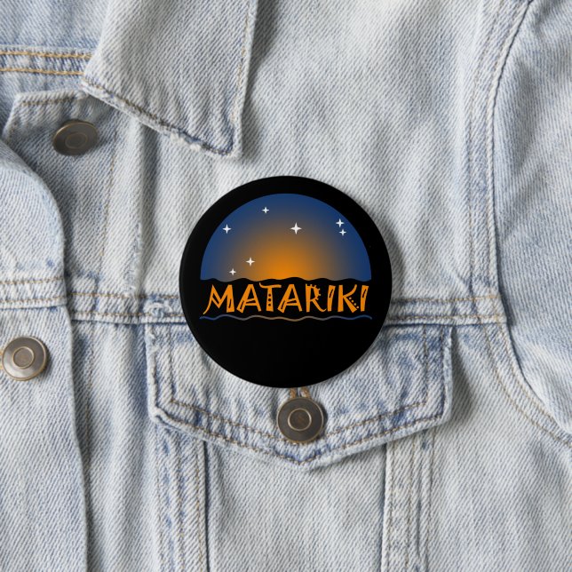 Neuseeland Seven Sisters Maori MATARIKI 1b Button (Beispiel)