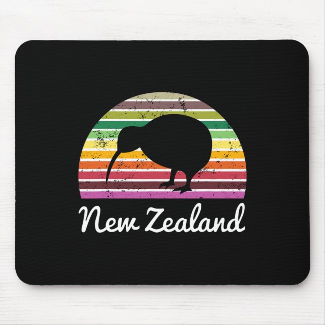 Neuseeland-Shirt Kiwi-Vogel Urlaubsgeschenk Mousepad (Vorne)