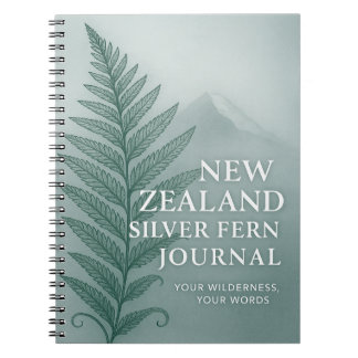 Neuseeland-Silberfarn-Journal – Wildnis Notizblock