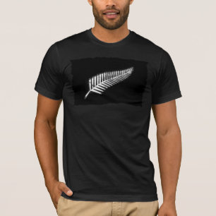 Neuseeland Silver Fern Patriotic T - Shirt