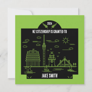 Neuseeland-Staatsbürgerschafts-Feiergeschenk Karte