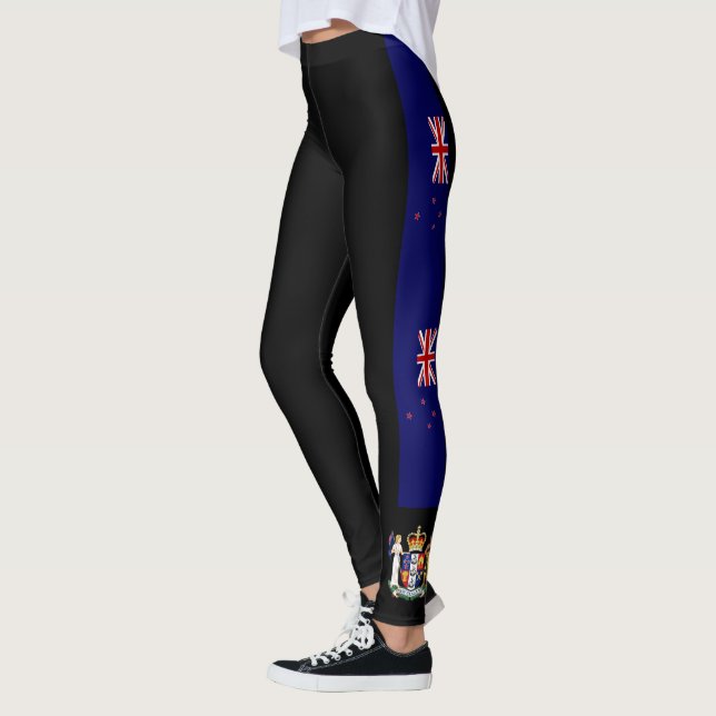 Neuseeland stripes Flagge Leggings (Links)