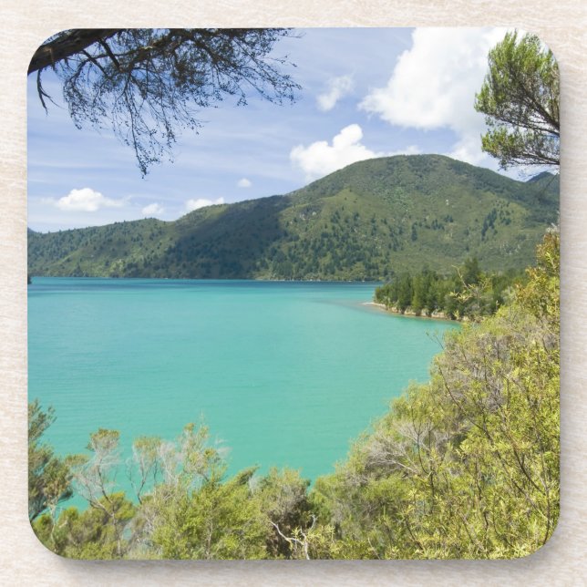 Neuseeland, Südinsel, Marlborough Sounds. Getränkeuntersetzer (Vorderseite)