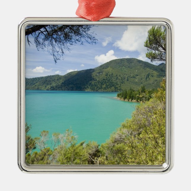 Neuseeland, Südinsel, Marlborough Sounds. Ornament Aus Metall (Vorne)