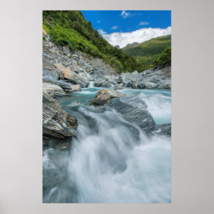 Neuseeland, Südinsel, Moto Aspiring National Poster