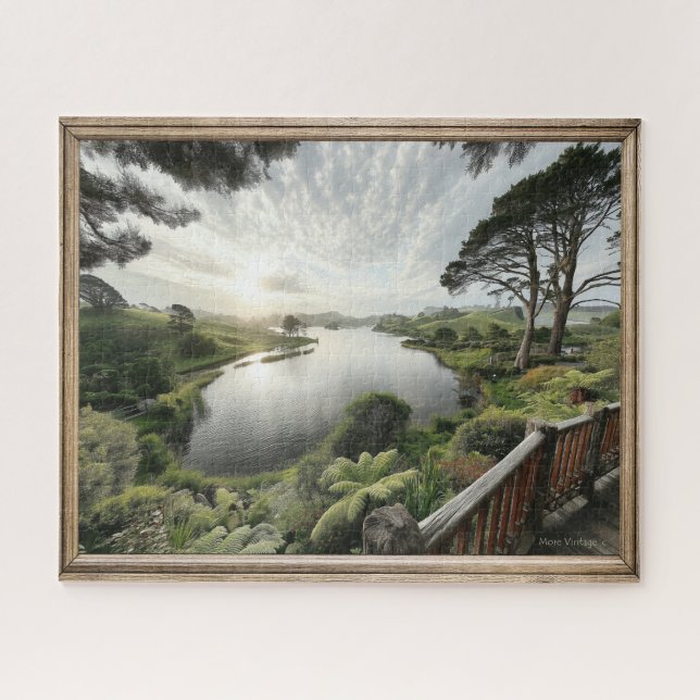 NEUSEELAND SÜDINSSEL-LANDSCHAFT  PUZZLE (Horizontal)