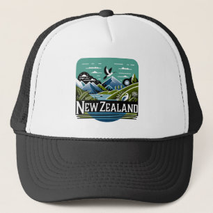 Neuseeland Südpazifik Truckerkappe