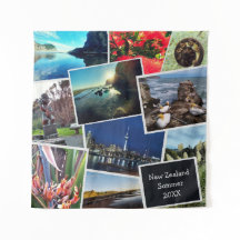 Neuseeland Summer Collage Tapestes