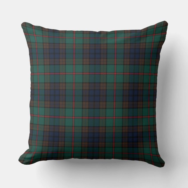 Neuseeland Tartan Kariertes Muster Kissen (Vorderseite)