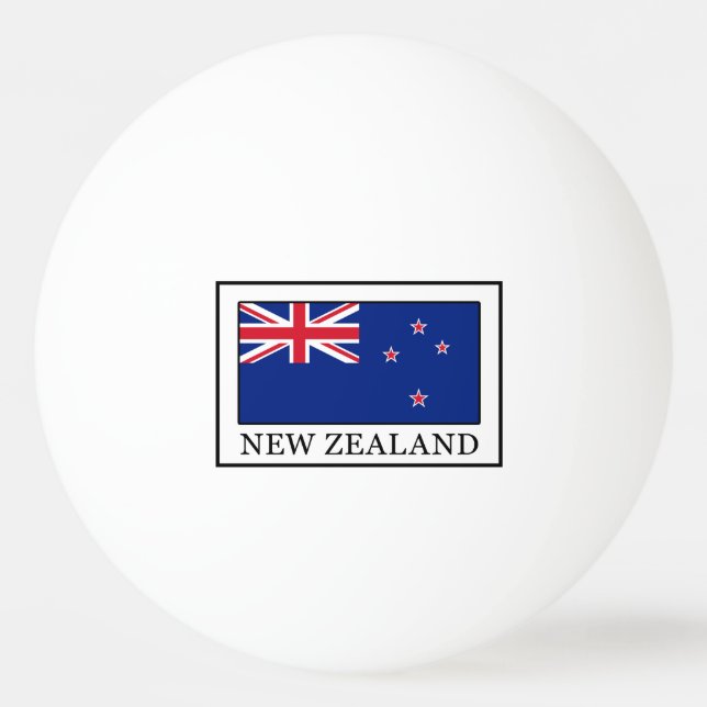 Neuseeland Tischtennisball (Vorderseite)