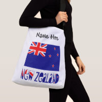 Neuseeland und Neuseeland Flaggen mit Ihrem Namen