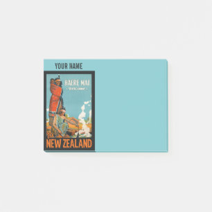 Neuseeland Vintage Reise Post It Notes Post-it Klebezettel