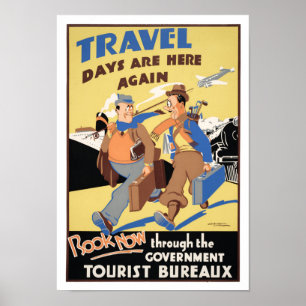 Neuseeland Vintage Travel Poster neu