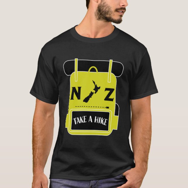 Neuseeland Wandern - Walling NZ - Wanderwege NZ T-Shirt (Vorderseite)