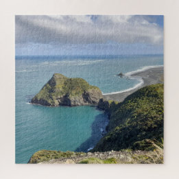 Neuseeland Whatipu Seascape View Omanawanui Track Puzzle