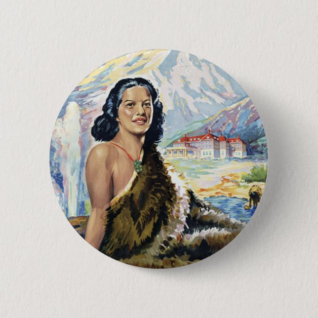 Neuseeland: Wunderland des Pazifiks Button (Vorderseite)