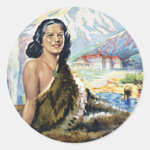 Neuseeland: Wunderland im Pazifik Runder Aufkleber