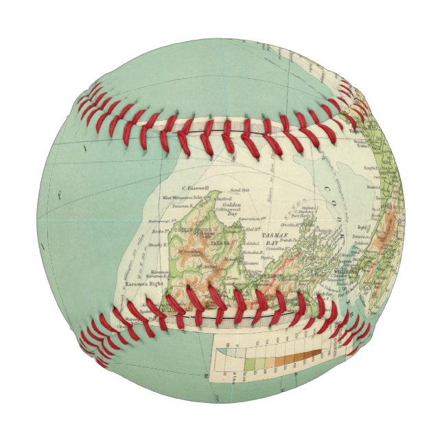 Neuseeländische Atlantikkarte Baseball (Vorderseite)
