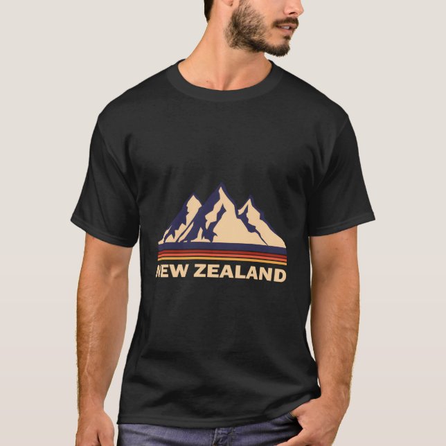Neuseeländische Berge T-Shirt (Vorderseite)