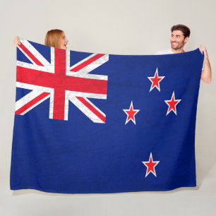Neuseeländische Flagge - Ein Tapezierhaus zum Kult Fleecedecke