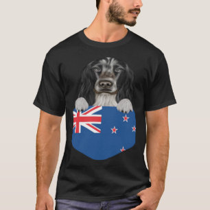 Neuseeländische Flagge Englisch Cocker Spanischer  T-Shirt